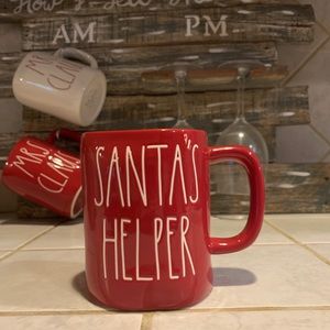 Rae Dunn SANTA’S HELPER MUG